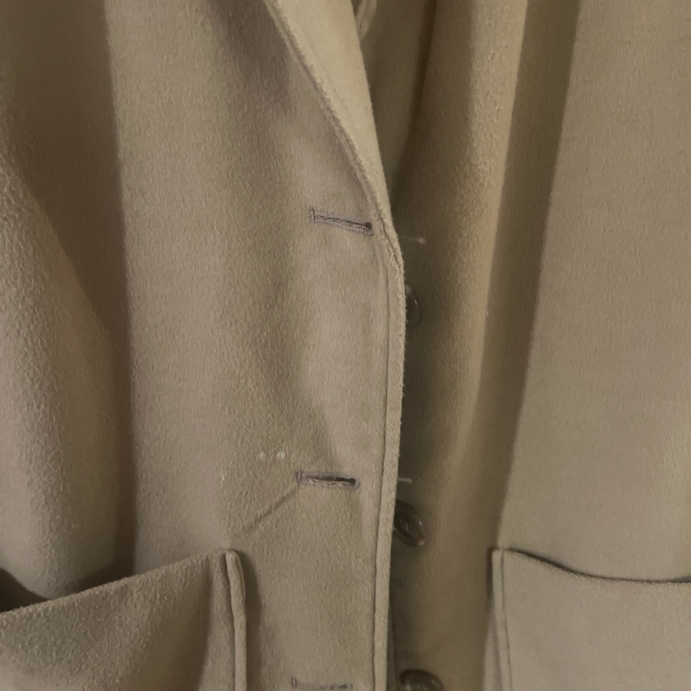 Tan Women's Coat - Picture 2 of 4
